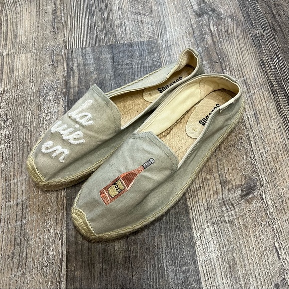 Soludos La Vie En Rosé Smoking Platform Espadrille Shoes - Picture 2 of 6